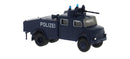 Brekina HO 47181 Mercedes-Benz LA 1113 Wasserwerfer 4000L with Water Cannon, Berlin German Police