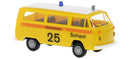 PREORDER Brekina HO 33164 1973-1979 Volkswagen Kombi T2 Passenger Van, Brandweer Schipool