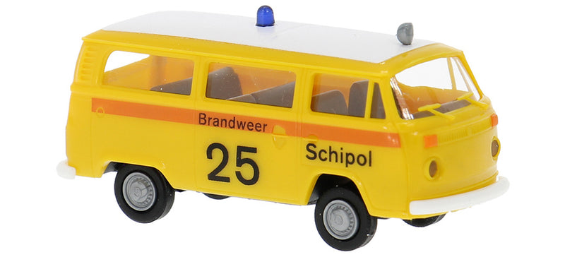 PREORDER Brekina HO 33164 1973-1979 Volkswagen Kombi T2 Passenger Van, Brandweer Schipool