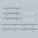 Faller N 272452 Crash Barriers & 40 Marker Posts