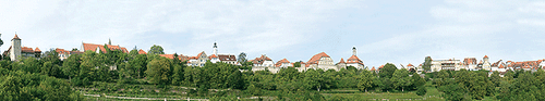 Faller HO 180509 Background Scene Small Town