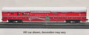 Con-Cor N 7012 Smooth-Side Baggage-RPO 2022 Christmas Car, North Pole & Southern