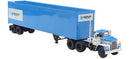 Brekina HO 86304 1960-1976 Dodge LCF Semi Tractor w/Van Trailer, Chrysler