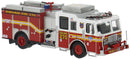 PREORDER Brekina HO PCX870844 2013 Seagrave Attacker Fire Truck, Fire Department Of New Yorkqueens