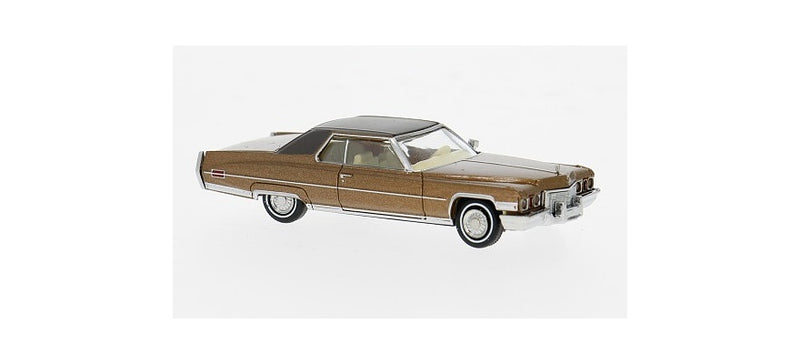 PREORDER Brekina HO 18130 1972 Cadillac Coupe de Ville, Metallic Brown