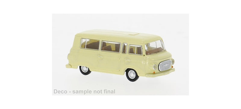 PREORDER Brekina HO 30043 1961-1991 Barkas B 1000 Passenger Van, Light Beige