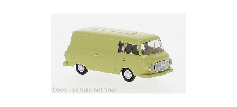 PREORDER Brekina HO 30123 1961-1991 Barkas B 1000 Kasten Cargo Van, Greenish Beige
