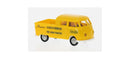 PREORDER Brekina HO 32841 1960-1963 Volkswagen Pritsche T1b Crew-Cab Pickup Truck, Mauser-Traktorenverdecke