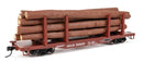 Walthers Mainline HO 50904 45' Logging Flatcar, Milwaukee