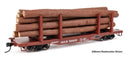 Walthers Mainline 910-50905 45' Logging Flatcar, Milwaukee Road