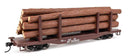 Walthers Mainline HO 50912 45' Logging Flatcar, Southern Pacific