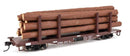 Walthers Mainline HO 50920 45' Logging Flatcar, St. Maries River Railroad