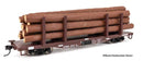 Walthers Mainline HO 50923 45' Logging Flatcar, St. Maries River Railroad