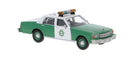 Brekina HO 19716 1987 Chevrolet Caprice Sedan, Assembled, San Diego Sheriff (green, white)