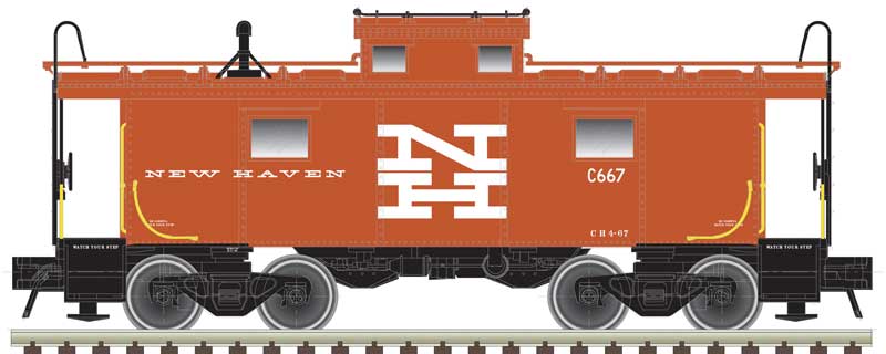 Atlas Model Railroad Co. 20007011  NE-6 Caboose - Ready to Run - Master(R) -- New Haven