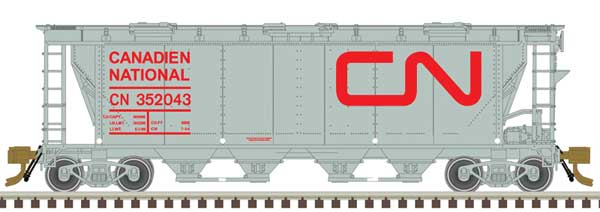 Atlas Model Railroad Co. 20007158  Slab-Side Covered Hopper - Ready to Run - Master(R) -- Canadian National