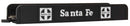 Bachmann Trains HO 44601 Girder Bridge, E-Z Track, Assembled, Santa Fe (black), 10-1/2" 26.7cm Long