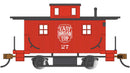 Bachmann Trains HO 18411 Wood 4-Wheel Bobber Caboose, Silver Series, East Broad Top