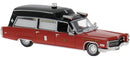 PREORDER Brekina HO 19780 1966 Cadillac Meteor Ambulance, Chicago Fire Department