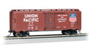 Bachmann Trains HO 16019 Pullman-Standard PS-1 40' Steel Boxcar, Silver Series, Union Pacific