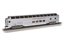 Bachmann Trains HO 13010 Budd 85' Full-Length Dome with Lights, Silver Series, Burlington Northern Santa Fe