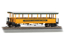 Bachmann Trains HO 17402 Open-Sided Excursion Car with Seats, Ready-to-Run, Silver Series, Roaring Camp & Big Trees