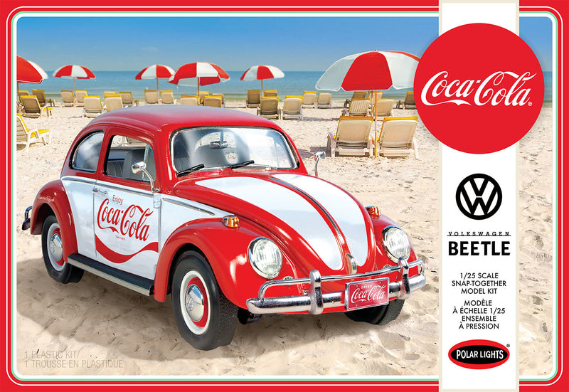 Polar Lights G 960 Volkswagen Beetle, Coca-Cola (Snap Kit)