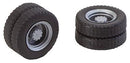 Faller HO 163101 Dually Truck Tires & Rims, Car System, Fits Powered Herpa Trucks & Buses
