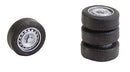Faller HO 163108 Tires & Rims, Car System, Fits Mercedes-Benz Sprinter & Volkswagen T5 Vans from Herpa & Wiking