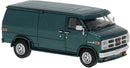 PREORDER Brekina HO 18251 1970s GMC Verdura Cargo Van, Metallic Green