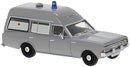 PREORDER Brekina HO 20671 Opel Rekord C KTW Ambulance, Gray