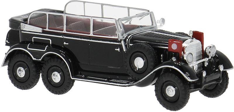 PREORDER Brekina HO 21081 Mercedes-Benz G4 Convertible, Black