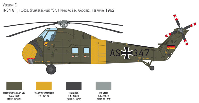 Italeri 2776 - SCALE 1 : 48 H-34A Pirate /UH-34D U.S. Marines