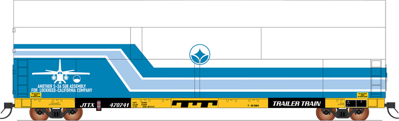 PREORDER Intermountain HO 4700006 Sky Box Aerospace Flatcar with Cover, TTX JTTX