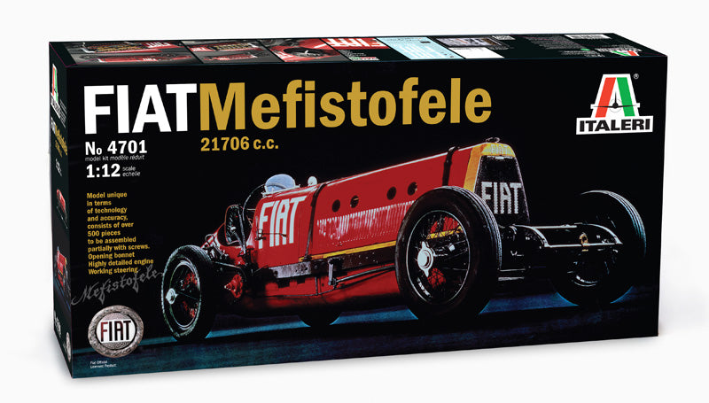 Italeri 4701 - SCALE 1 : 12 FIAT MEFISTOFELE 21706 c.c.