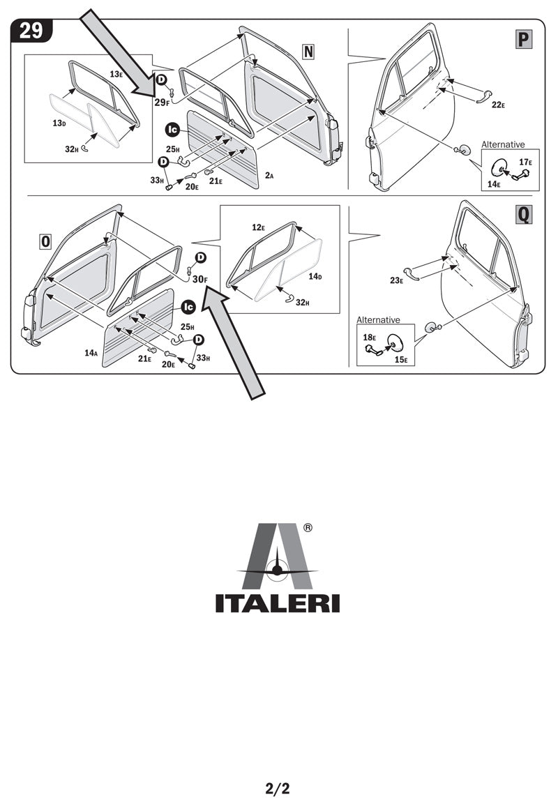 Italeri 4703 - SCALE 1 : 12 FIAT 500F 1968