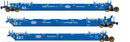 PREORDER Intermountain HO 47351-11 Maxi IV Well Car Set, Pacer Stacktrain