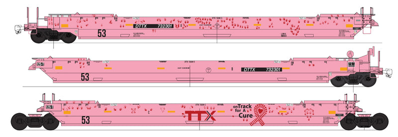 PREORDER Intermountain HO 47371-01 Maxi IV Well Car Set, TTX On Track For a Cure