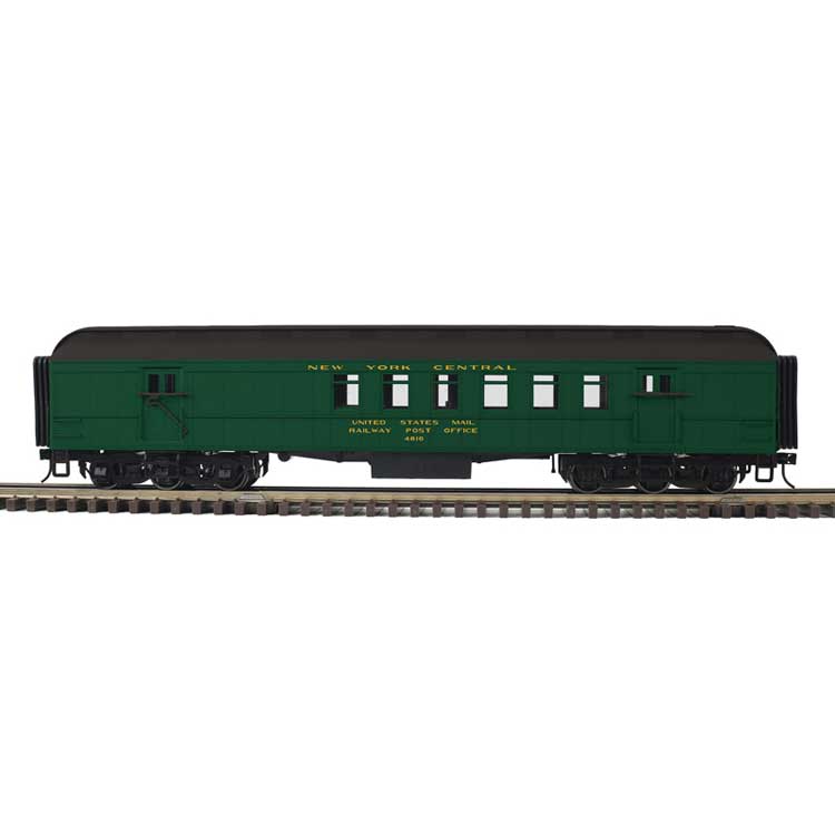 PREORDER Atlas 2001429 O 60' Heavyweight Railway Post Office RPO - 3-Rail - Ready to Run - Trainman(R) -- New York Central (Pullman Green, black)