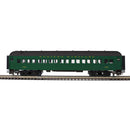 PREORDER Atlas 2001291 O 60' Heavyweight Coach - 2-Rail - Ready to Run - Trainman(R) -- Western Maryland (Pullman Green, black)