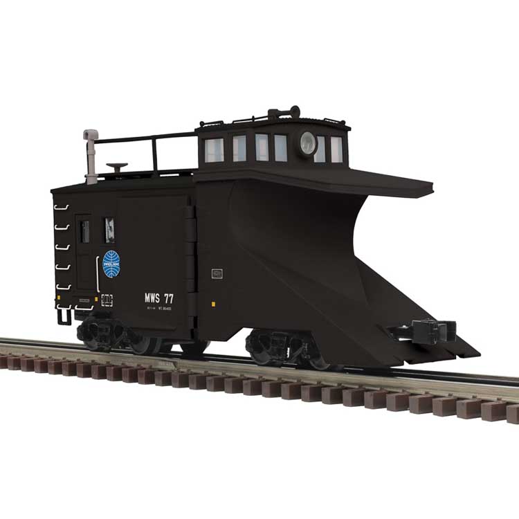 PREORDER Atlas 3001678 O Russell Snow Plow - 3-Rail - Ready to Run - Premier(R) -- Pan Am Railways (black, blue)