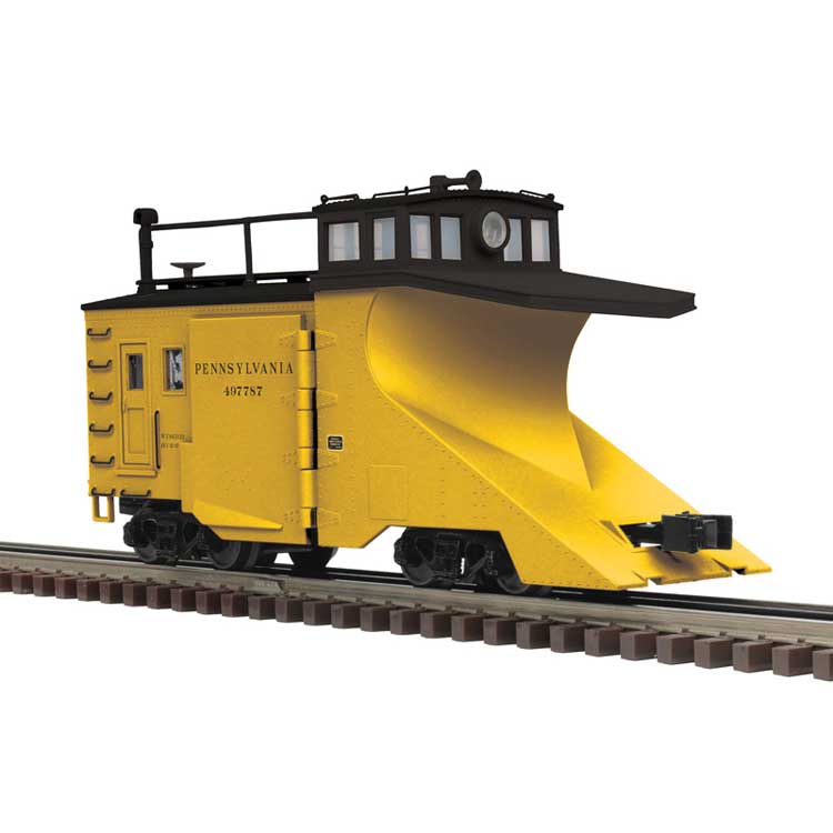 PREORDER Atlas 3001679 O Russell Snow Plow - 3-Rail - Ready to Run - Premier(R) -- Pennsylvania Railroad (MOW yellow, black)