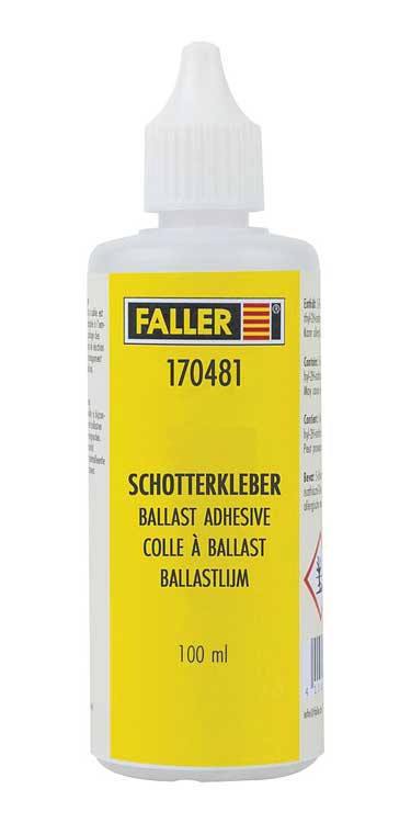 PREORDER Faller Gmbh 170481 Ballast Adhesive -- 3.4oz  100ml