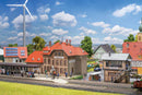 Faller Gmbh 190035 HO Passendorf Railway Station Set -- Kit - Depot, Signal Tower, Platform, Railway Personnel Figures