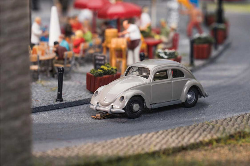 PREORDER Faller Gmbh 161444 HO Volkswagen Old Beetle - Assembled - Car System -- Gray