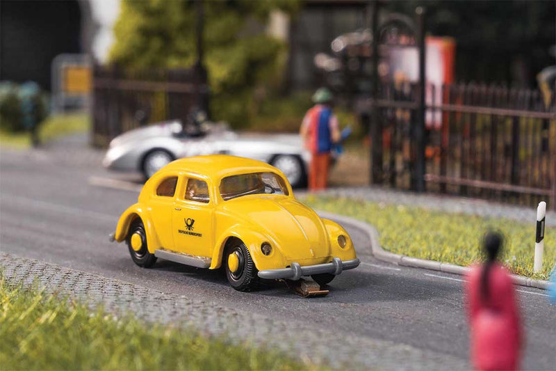 PREORDER Faller Gmbh 161442 HO Volkswagen Old Beetle - Assembled - Car System -- German Post Office