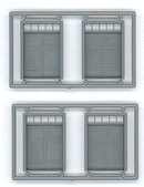 Tichy Train Group 8125 Freight Door with 5 Lite Transom (4)