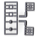 Tichy Train Group 3554 Right Angle Vent Kit 12" Scale Diameter, 2 x 4' Scale (unpainted)