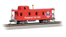 Bachmann Trains HO 14007 Slanted Offset-Cupola Caboose, Boy Scouts of America (Prepared for Life, red, blue)
