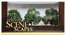 Bachmann Trains HO 32013 Oak Trees, SceneScapes, 3, 3-1/2" 7.6, 8.9cm (3)